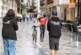 Grabaci�n 'Un pa�s en bicicleta' en Cartagena