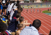Encuentro Nacional de Clubes sub 18 en la pista municipal de atletismo