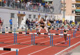 Encuentro Nacional de Clubes sub 18 en la pista municipal de atletismo
