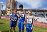 Encuentro Nacional de Clubes sub 18 en la pista municipal de atletismo