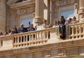 Recepci�n de autoridades y falleros en el Palacio Consistorial