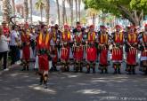 Desfile de moros y cristianos juntos a cartathagineses y romanos, fallas en Cartagena