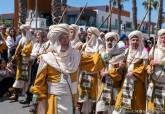 Desfile de moros y cristianos juntos a cartathagineses y romanos, fallas en Cartagena