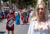 Desfile de moros y cristianos juntos a cartathagineses y romanos, fallas en Cartagena