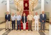 Firma del acuerdo entre el Ayuntamiento y Defensa sobre el monte de Galeras y fortificaciones