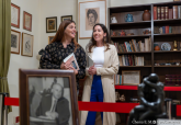 Manuela Velasco y Paula Paz visitan el Museo Carmen Conde - Antonio Oliver de Cartagena