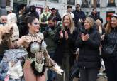 El Carnaval de Cartagena desfila por el centro de Madrid con motivo de FITUR