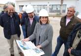 Visita a las obras del local social de La Aparecida