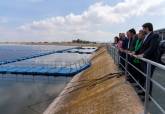 Cartagena estrena la planta fotovoltaica flotante m�s grande de Espa�a para regad�o