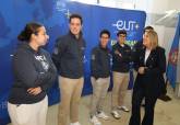 Visita a los estudiantes de la UPCT que han ganado el Concurso Nacional de Puentes Agust�n de Betancourt