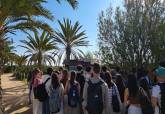 Estudiantes europeos descubren la riqueza natural de Cartagena a trav�s del Sendero Azul La Manga�Cabo de Palos