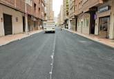 La calle Carlos III mejora su firme e incorpora nuevos elementos para reforzar la seguridad vial