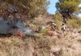 Los Bomberos evitan la propagaci�n de un incendio en la Algameca Chica